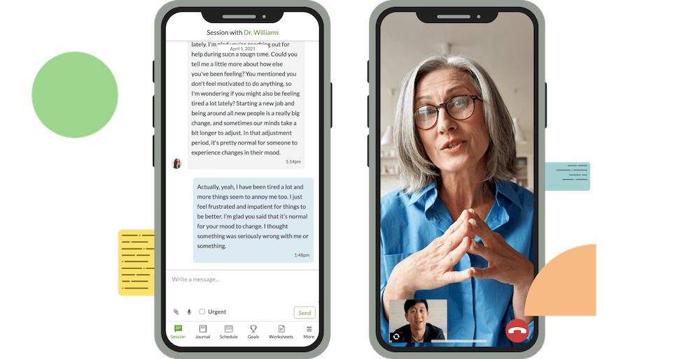 Atendimento de Saúde Mental por aplicativo de celular.